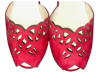 Ida Style - Cerise Red Suede