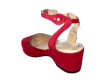 Ida Style - Cerise Red Suede