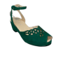 Ida Style - Emerald Green Suede