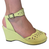 Sophia Style - Pale Yellow Leather