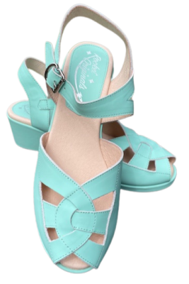 Edith Style - Mint Green Leather